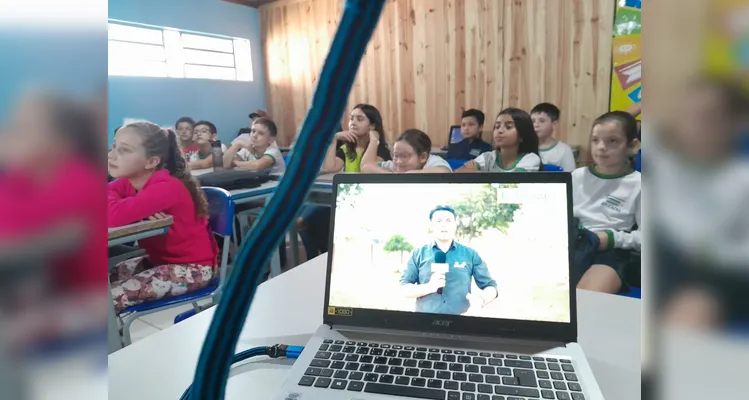 Proposta teve amplas ações em sala de aula.