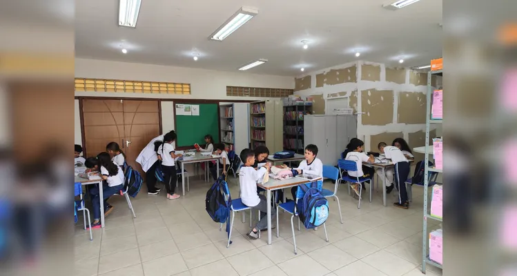 Trabalho coletivo foi grande marco da proposta em sala.