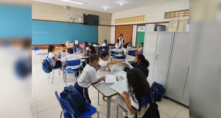 Trabalho coletivo foi grande marco da proposta em sala.