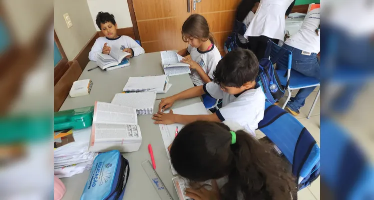 Trabalho coletivo foi grande marco da proposta em sala.