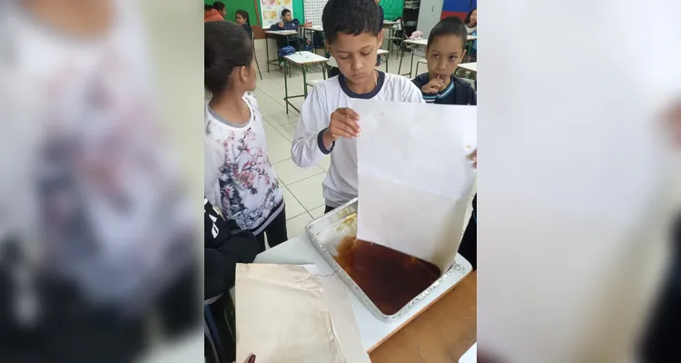 Confira como foi o trabalho dos alunos em sala de aula.