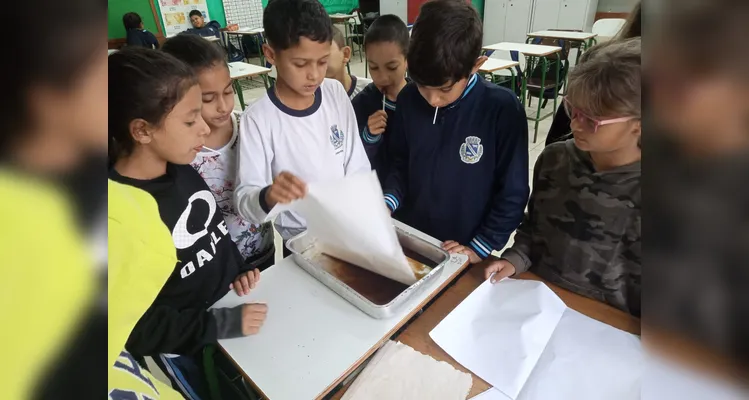 Confira como foi o trabalho dos alunos em sala de aula.