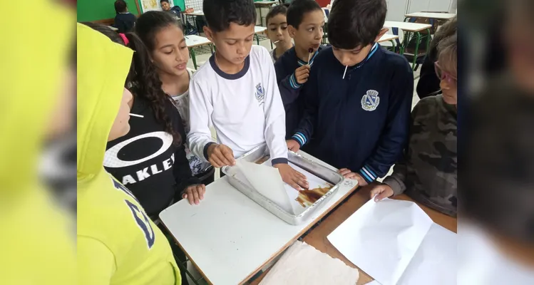 Confira como foi o trabalho dos alunos em sala de aula.