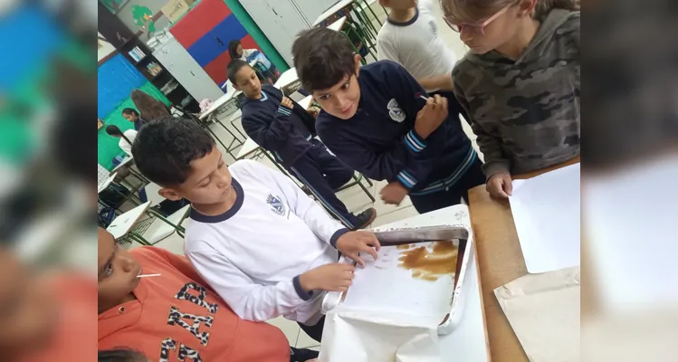 Confira como foi o trabalho dos alunos em sala de aula.