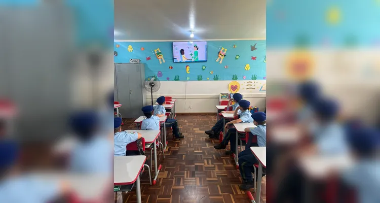 A videoaula do Vamos Ler foi uma base importante para as atividades da turma.