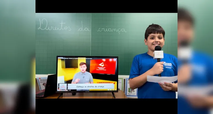 A videoaula do Vamos Ler sobre o tema foi uma importante base para os estudos da turma.