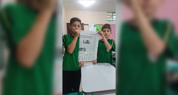 Diversidade de trabalhos contribuiu com educandos em sala de aula.