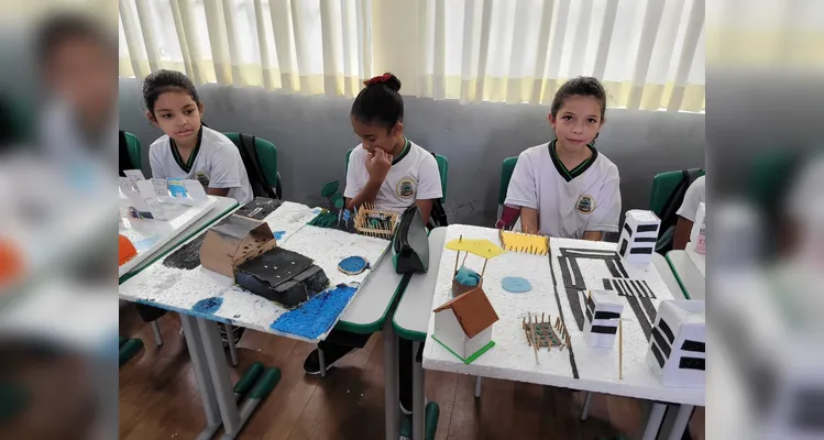 Veja como ficaram as maquetes produzidas pelos estudantes.