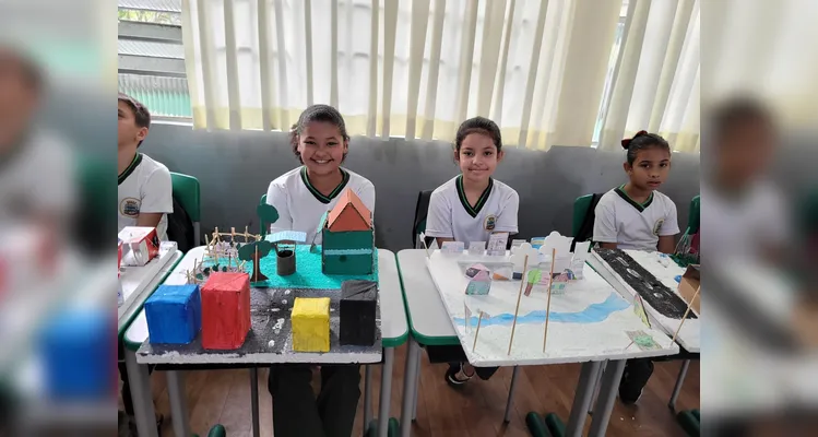 Veja como ficaram as maquetes produzidas pelos estudantes.