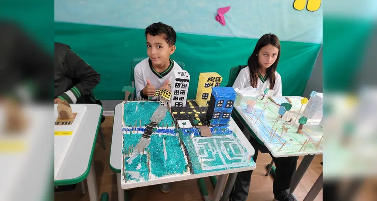 Veja como ficaram as maquetes produzidas pelos estudantes.