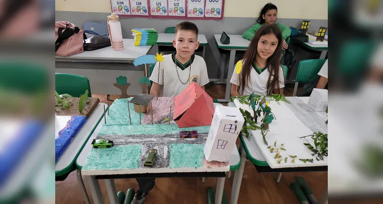 Veja como ficaram as maquetes produzidas pelos estudantes.