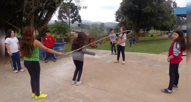 Diversão e aprendizado foram unidos durante as dinâmicas.