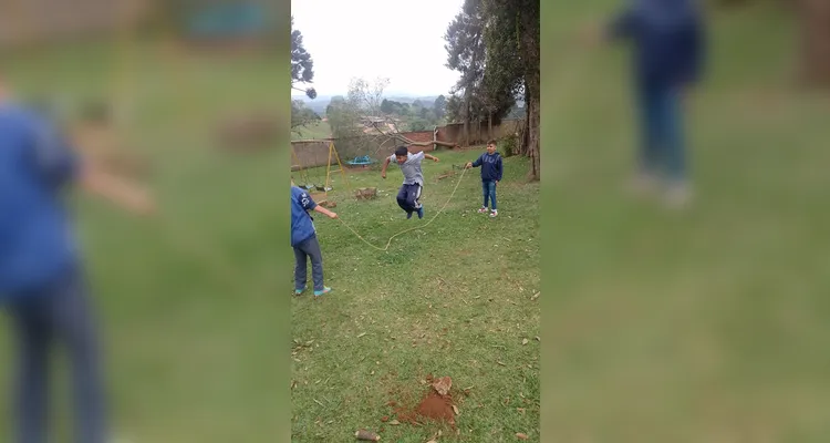 Diversão e aprendizado foram unidos durante as dinâmicas.