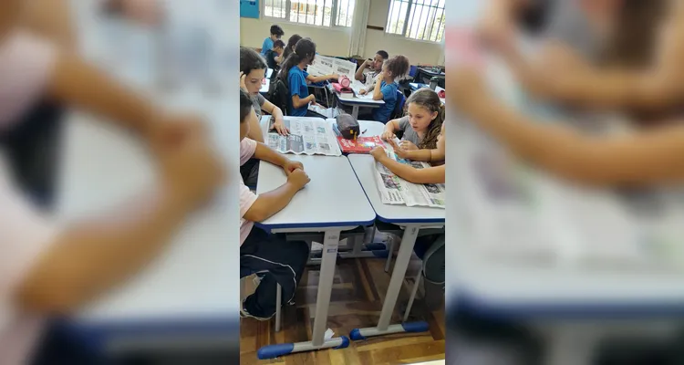 O projeto contou com o apoio do Jornal da Manhã, que auxiliou os alunos a conhecerem as propostas dos candidatos à prefeitura de Ponta Grossa.