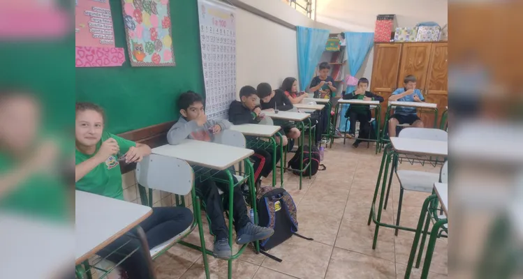 Alunos puderam se 'deliciar' com o aprendizado.