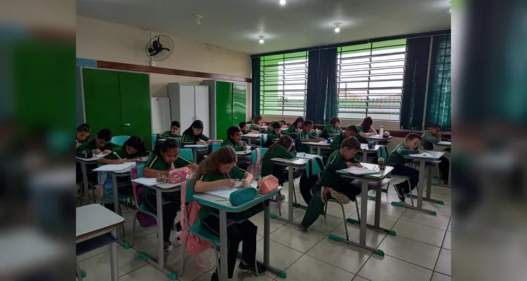 Educandos puderam absorver série de informações importantes em sala de aula.