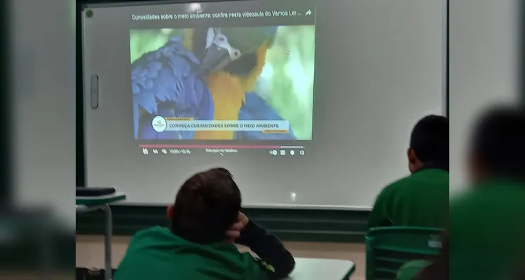 Educandos puderam absorver série de informações importantes em sala de aula.