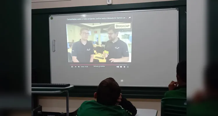 Educandos puderam absorver série de informações importantes em sala de aula.