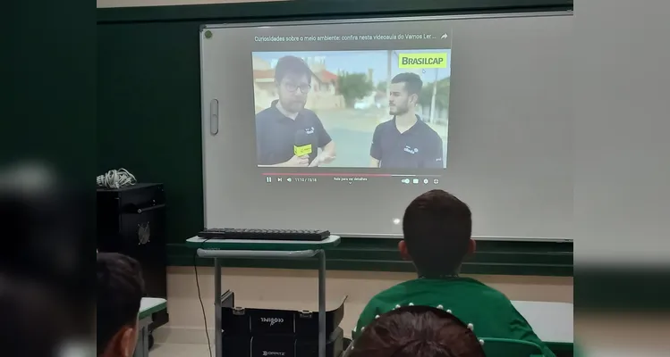 Educandos puderam absorver série de informações importantes em sala de aula.