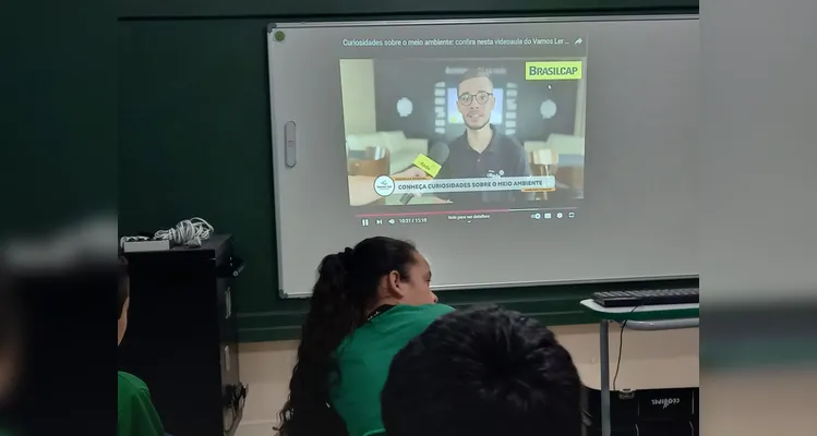 Educandos puderam absorver série de informações importantes em sala de aula.