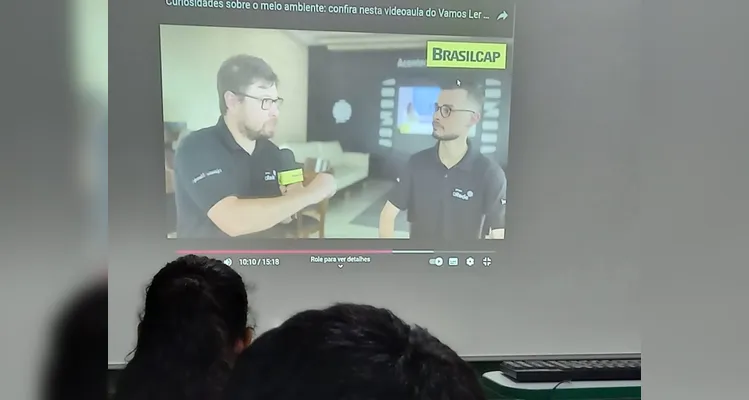 Educandos puderam absorver série de informações importantes em sala de aula.