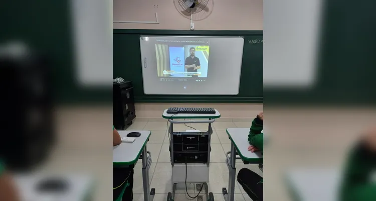 Educandos puderam absorver série de informações importantes em sala de aula.