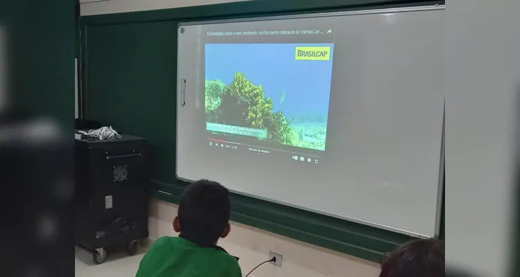 Educandos puderam absorver série de informações importantes em sala de aula.