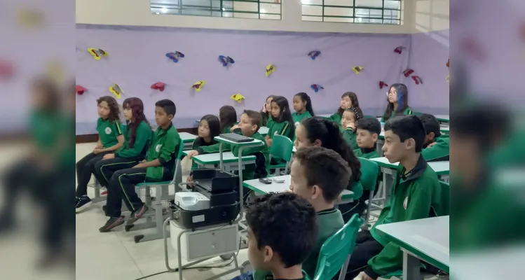 Educandos puderam absorver série de informações importantes em sala de aula.