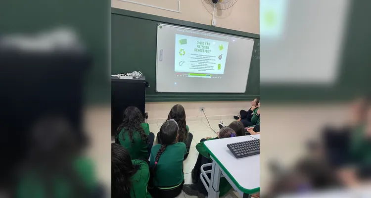 Tecnologia foi importante aliada em sala de aula.