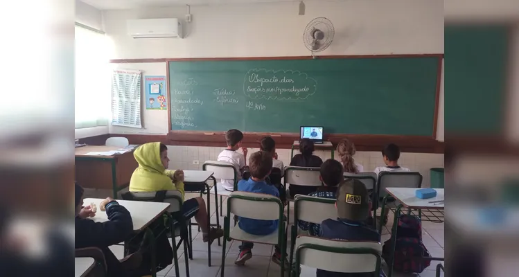 Educandos puderam desenvolver importantes ações em sala de aula.