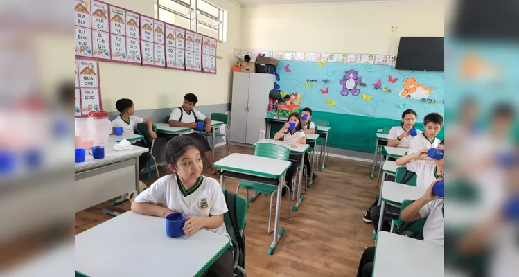 Confira os registros do amplo trabalho realizado em sala com os alunos.