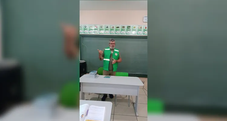 Educandos puderam ter vários momentos oportunos de aprendizado em sala de aula.