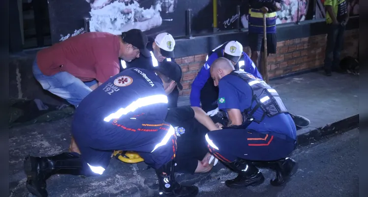 Acidente aconteceu na noite desta quarta-feira, no Núcleo Santa Paula