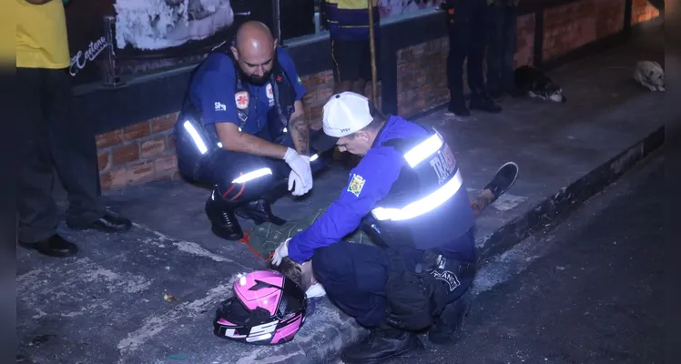 Acidente aconteceu na noite desta quarta-feira, no Núcleo Santa Paula