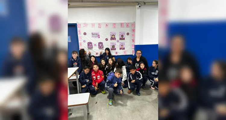 Alunos puderam desenvolver diversas ações dentro da campanha.