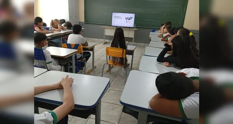 Educandos puderam assistir ao conteúdo e desenvolver ações práticas.