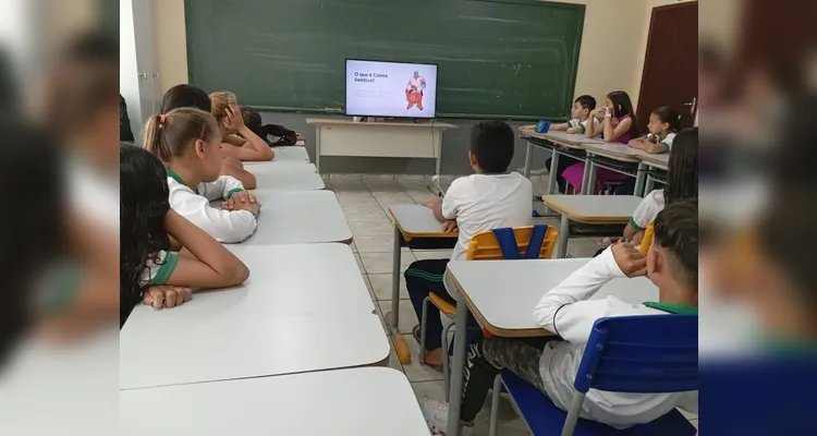 Educandos puderam assistir ao conteúdo e desenvolver ações práticas.