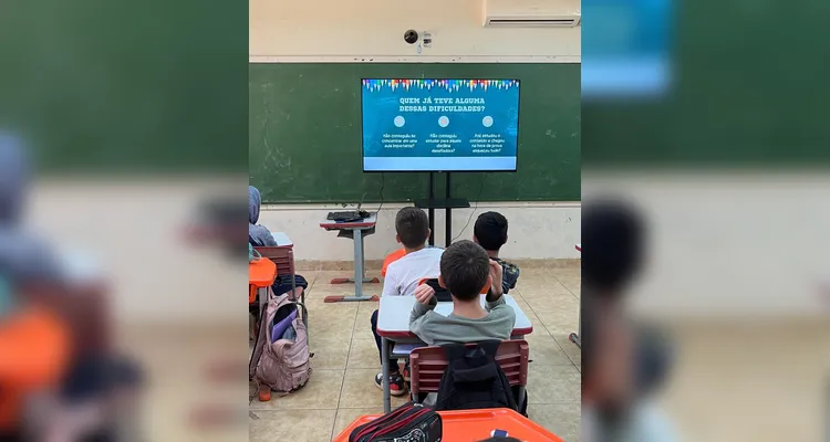 Confira os registros do emocionante trabalho realizado em sala de aula.