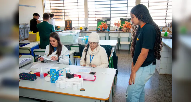 Ao todo, 46 instituições de ensino estaduais foram visitadas pelas equipes da Saúde.