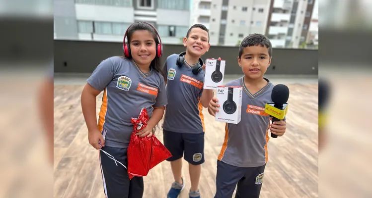 Alunos de Carambeí são premiados pelo projeto Vamos Ler