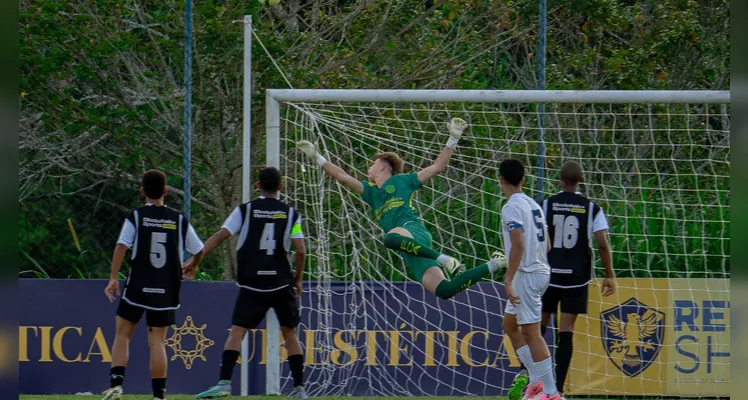 O goleiro ponta-grossense Nairon Kaique do Nascimento Alves., nascido em 2008, assinou com o Palmeiras.