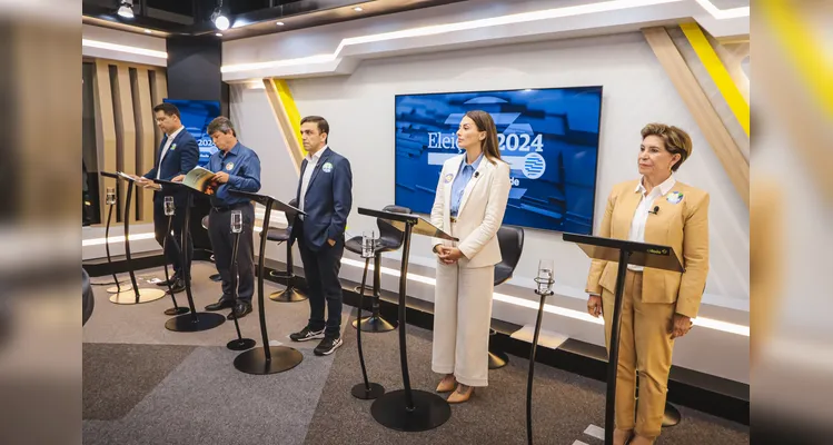 Debate com os candidatos à Prefeitura de Ponta Grossa aconteceu na noite dessa quinta-feira (3), na sede do Grupo aRede