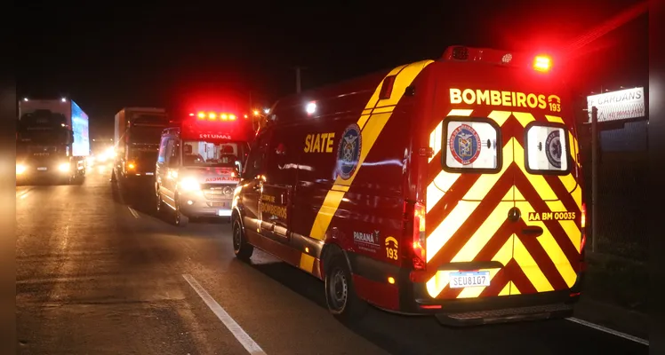 Atropelamento aconteceu na Avenida Presidente Kennedy, na BR-376, na noite desta quarta-feira (11) |