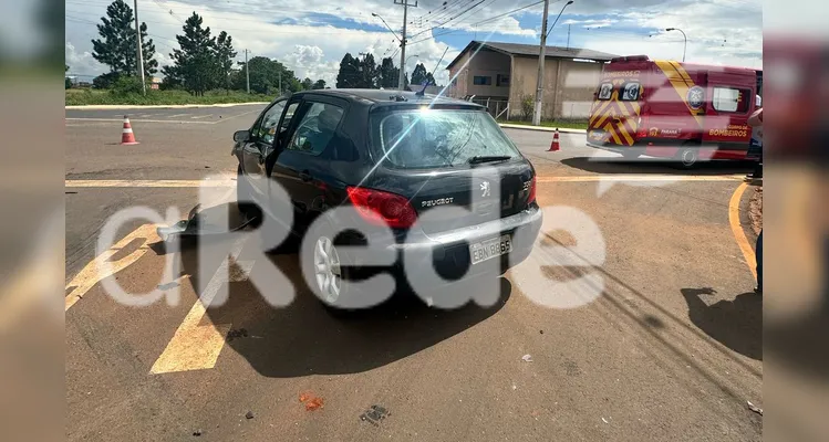 Veja imagens do acidente que deixou mulher gravemente ferida em PG