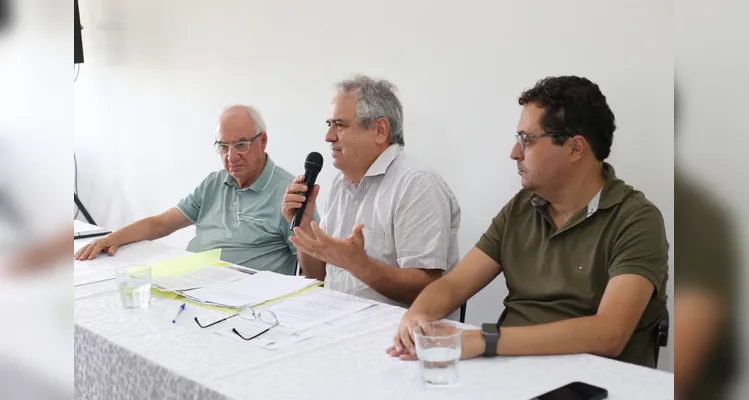 Durante a entrevista, foram mostrados dados e detalhamentos da atual situação do Hospital Anna Fiorillo Menarim.