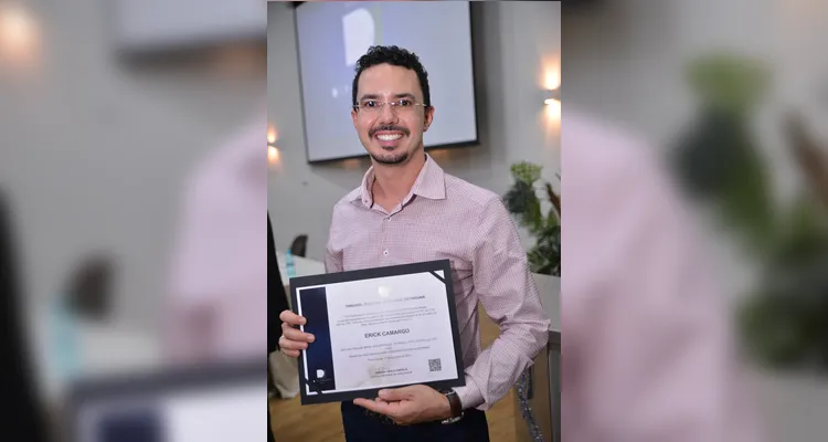 Dr. Erick (PV) foi diplomado vereador de Ponta Grossa |