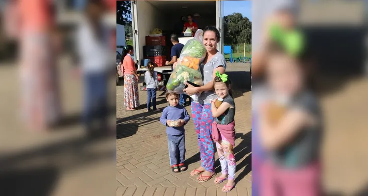 No dia da Ecofeira, caminhões da Prefeitura param em pontos específicos da cidade e do interior para recolher os recicláveis.