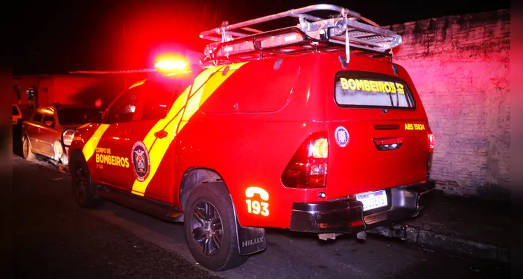 Oficial de área, do Corpo de Bombeiros, esteve no ferimento por arma branca.