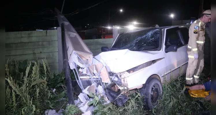 Homem morre em acidente de trânsito na Avenida Senador Flávio Carvalho Guimarães, em Ponta Grossa |