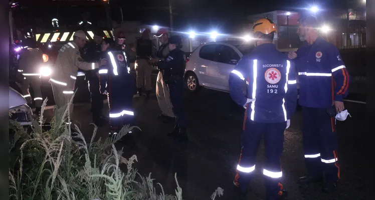 Homem morre em acidente de trânsito na Avenida Senador Flávio Carvalho Guimarães, em Ponta Grossa |